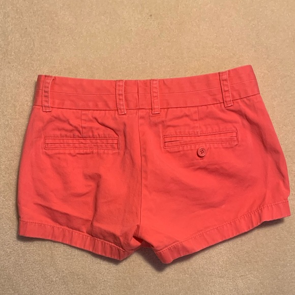 Women’s coral JCrew Chino shorts - Picture 3 of 3